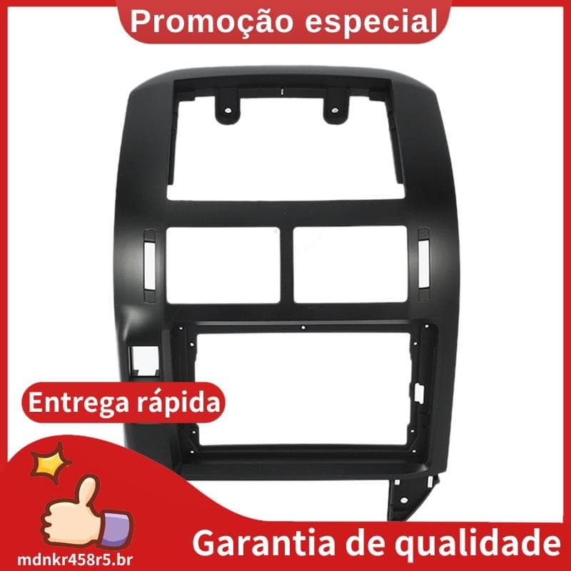 1 Peça Kit De Moldura Estéreo Do Carro De Montagem Placa Frontal Interior Acessórios Para VW Volkswagen Polo 2004-2011 . mdnkr458r5br