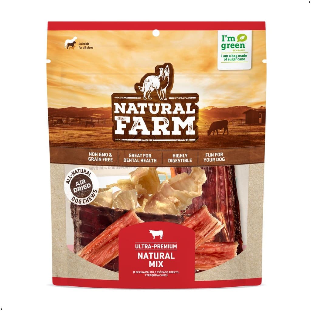 Natural Mix Bexiga Exôfago Traqueia Natural Farm Pacote 100g