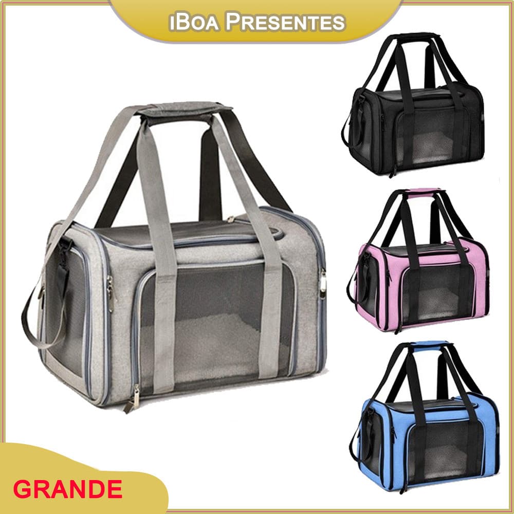 Bolsa Grande Para Animais De Estimação Para Cães E Gatos Portátil Ao Ar Livre, Dobrável E Respirável