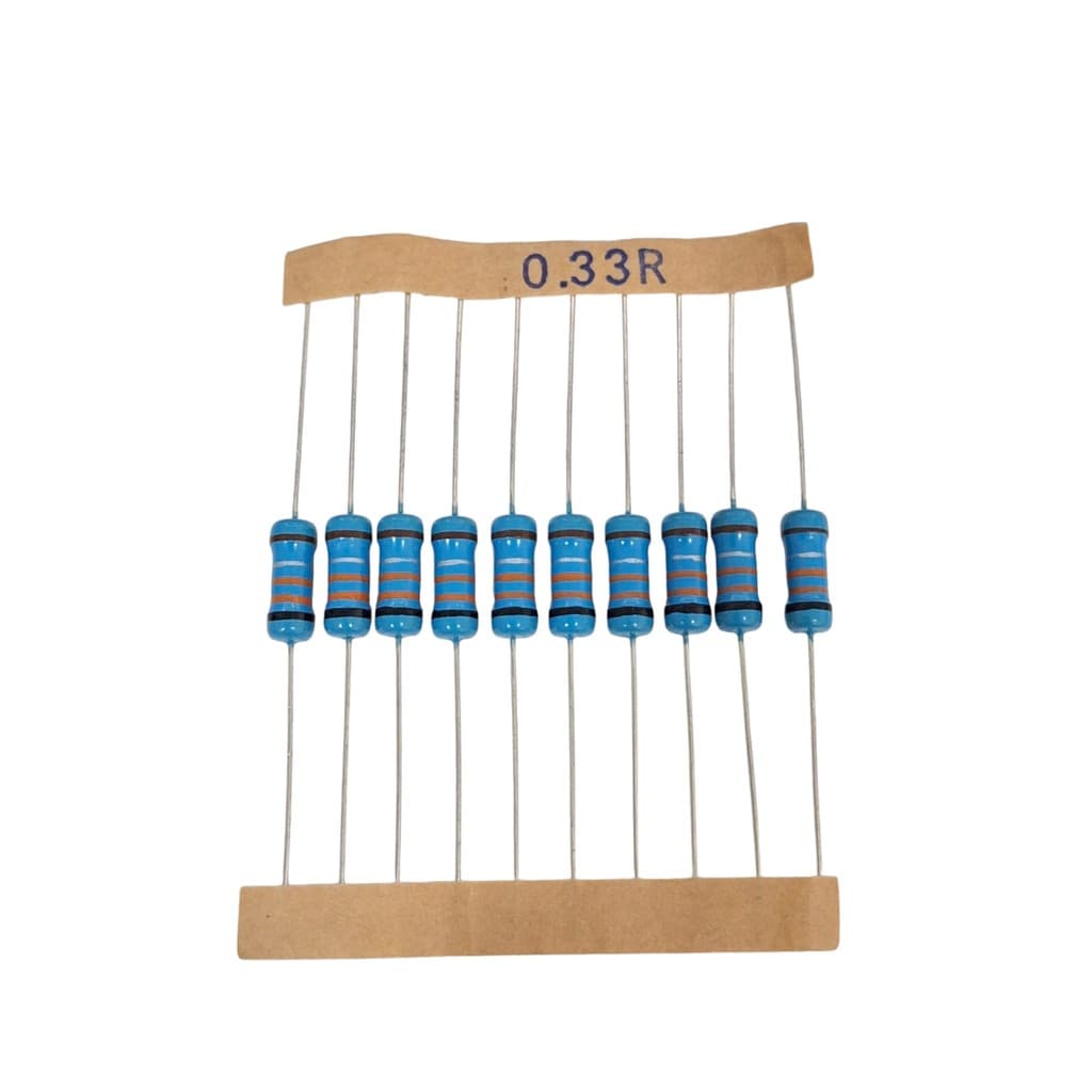 Kit 10 Resistor Precisão 0.33R 0R33 1W 1%