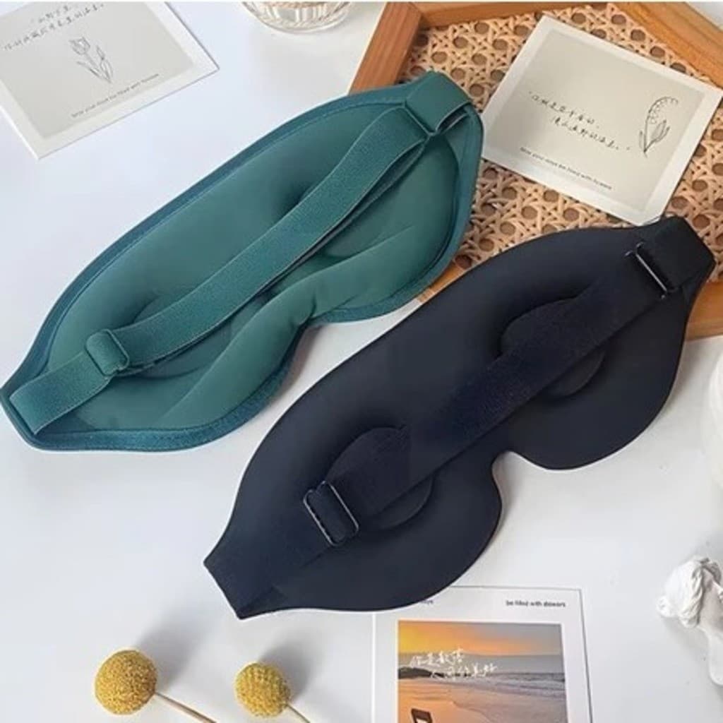 Máscara Tapa Olho Confortável 3D Design Da Asa Do Nariz À Prova De Luz Sem Pressão Material Frio Espuma Macia - PREM