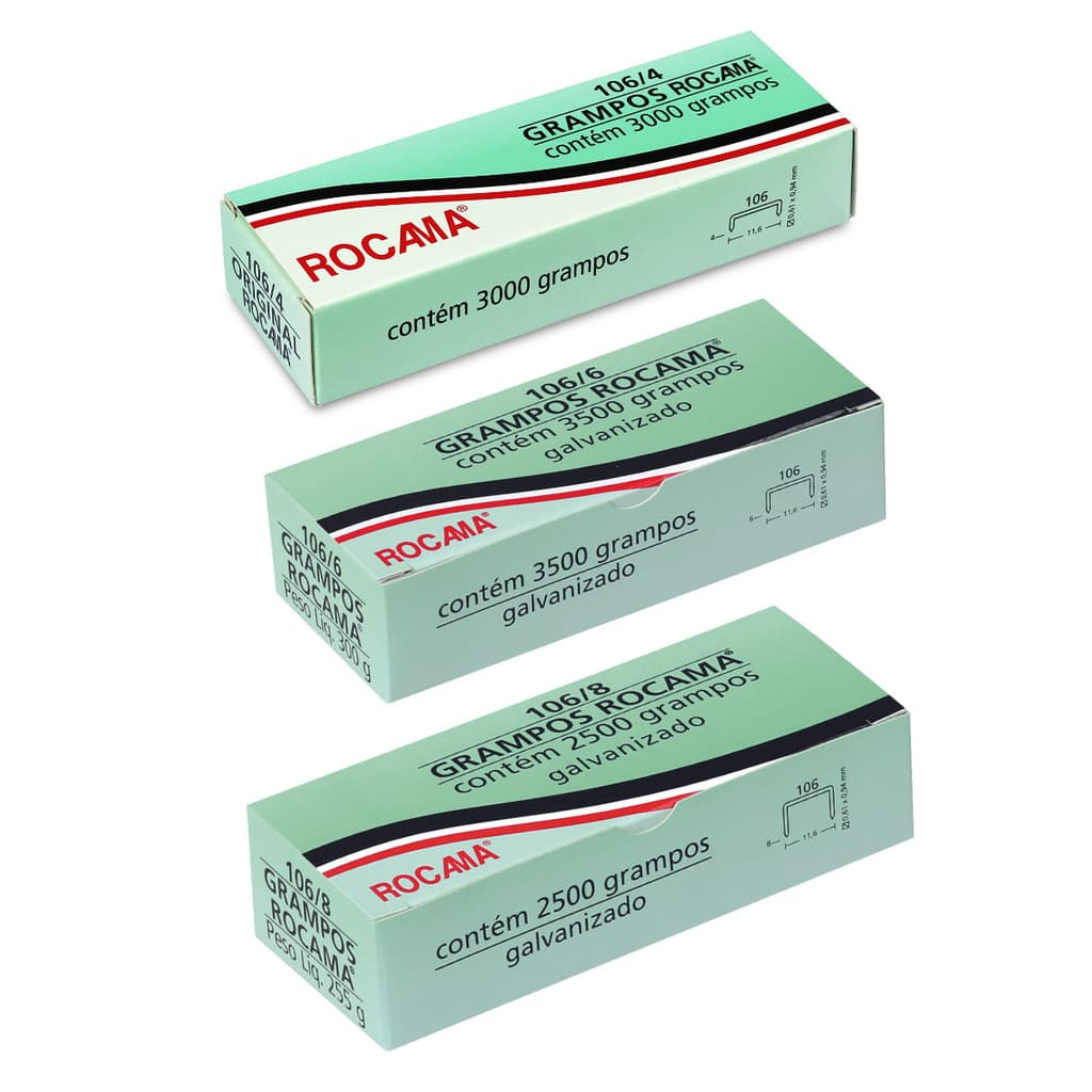 Grampo 106 Galvanizado Rocama Para Tapeceiros