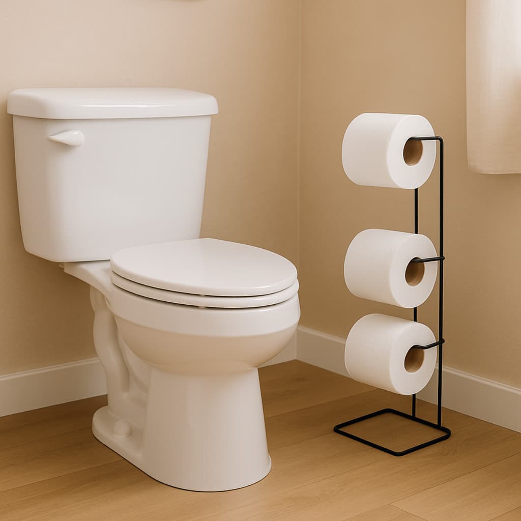 Organizador de Papel Higiênico Design Moderno 3 Rolos