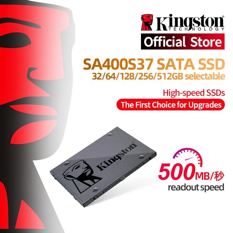 Usado Kingston Digital A400 SSD 120gb 240GB 480GB SATA 3 2.5 Polegada Unidade De Estado Sólido Interno HDD Disco Rígido 