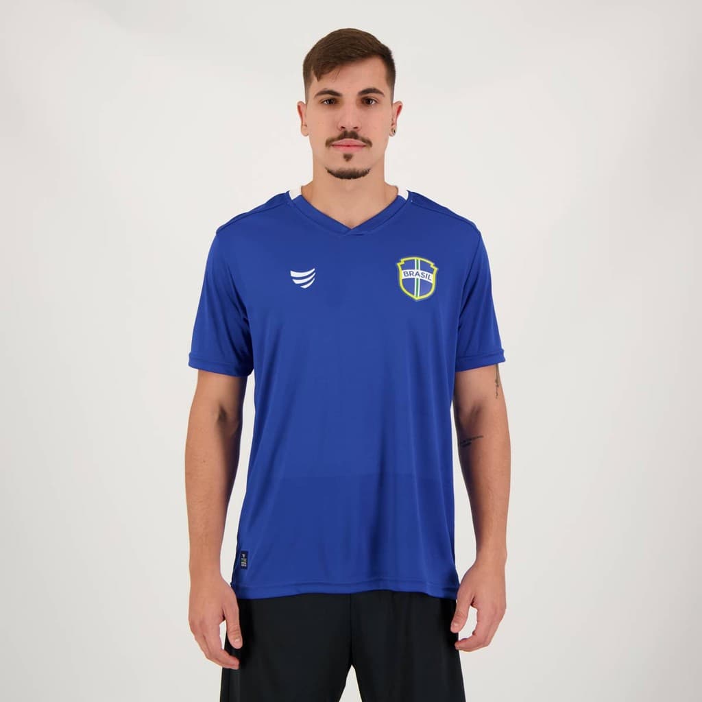 Camisa Super Bolla Copa Prata Brasil Azul