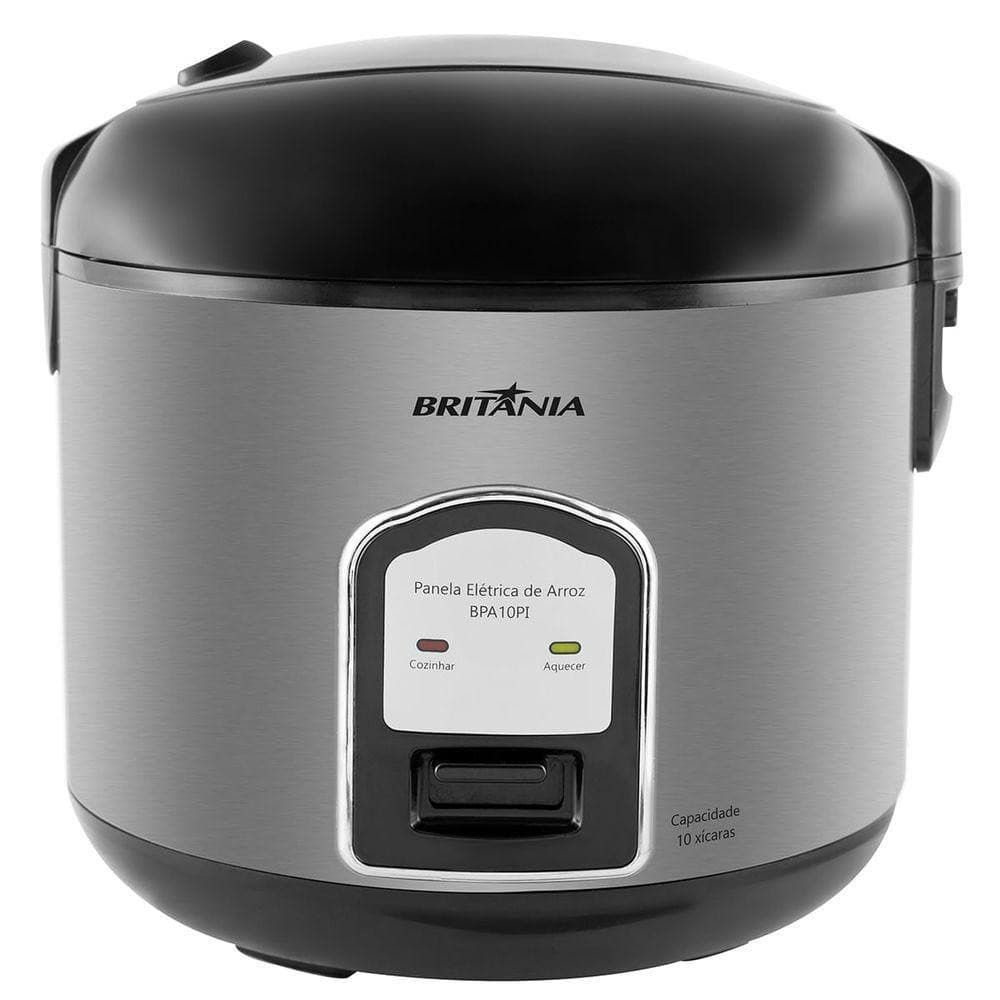 Panela De Arroz Britânia BPA10PI XI75 10 Xícaras 110V