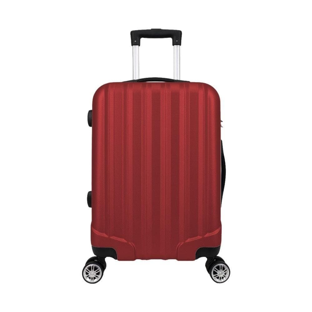 Mala De Bordo Abs 4 Rodas Action Fortt Vermelha MAB02-VR