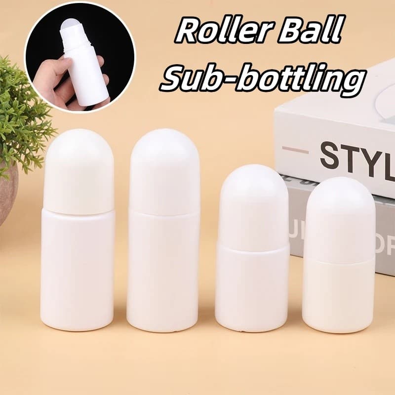 30/50/100ml Garrafa De Rolo Vazia Recarregável Rollerball Para Diy Desodorante Óleos Essenciais Ferramenta De Beleza