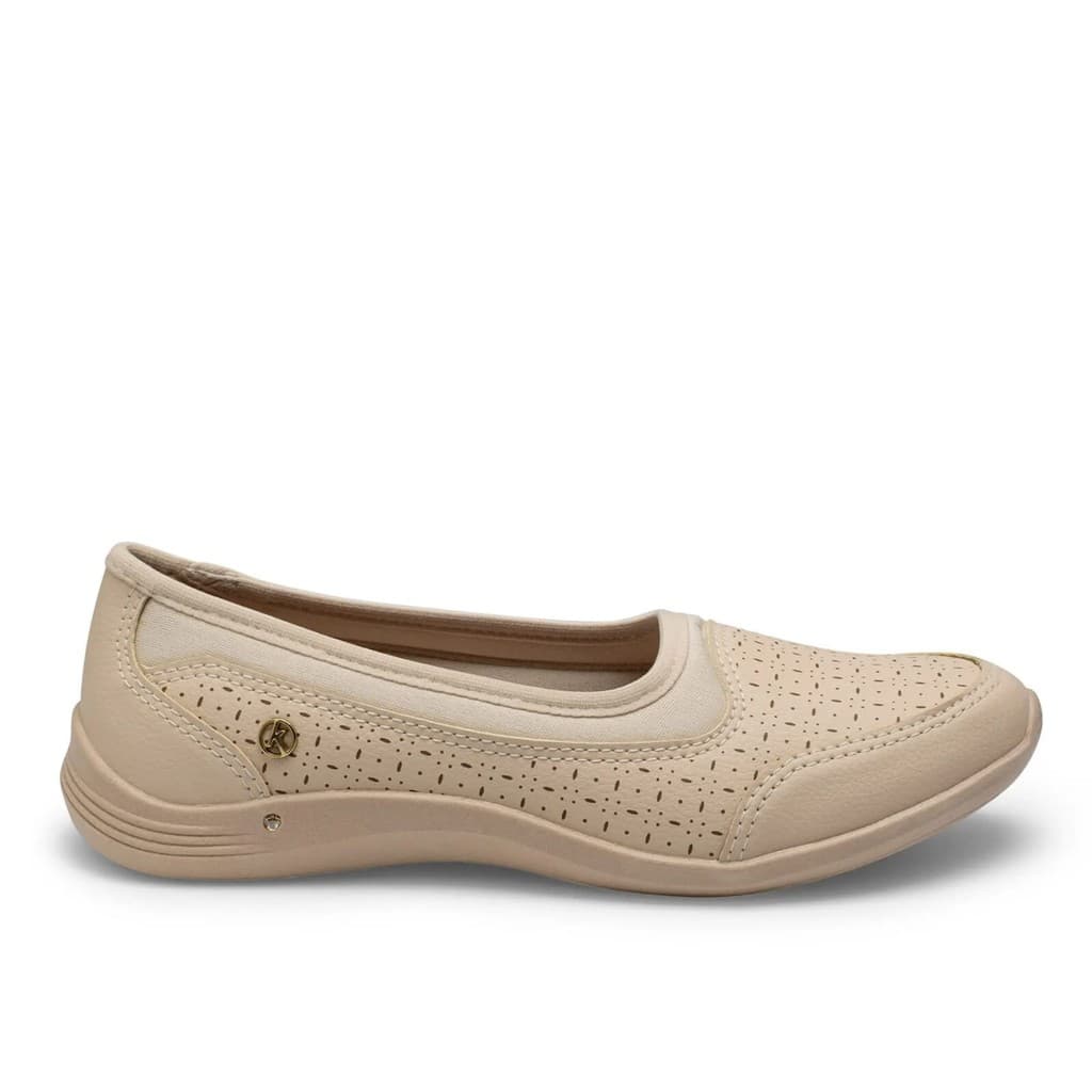 Sapatilha Esportiva Kolosh Creme K8428B Feminino