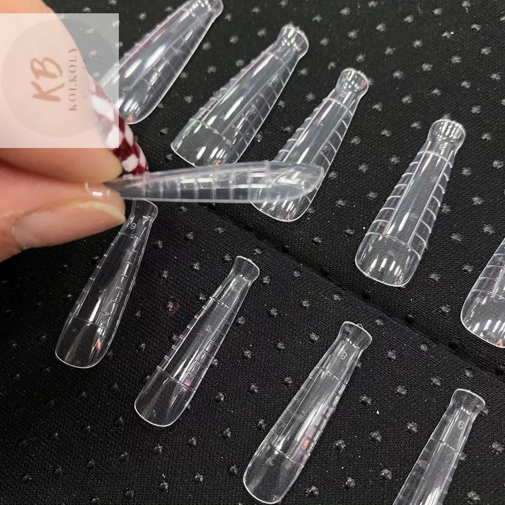 Kit 100/120 Unidades Molde F1 Unha De Gel Bailarina Polygel Extensão Profissional Pronta Entrega