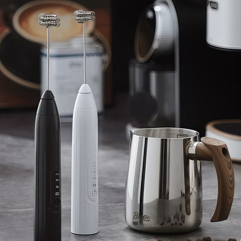 Misturador Mixer Leite, Bebidas E Ovos Portátil Elétrico 2 refil  fang