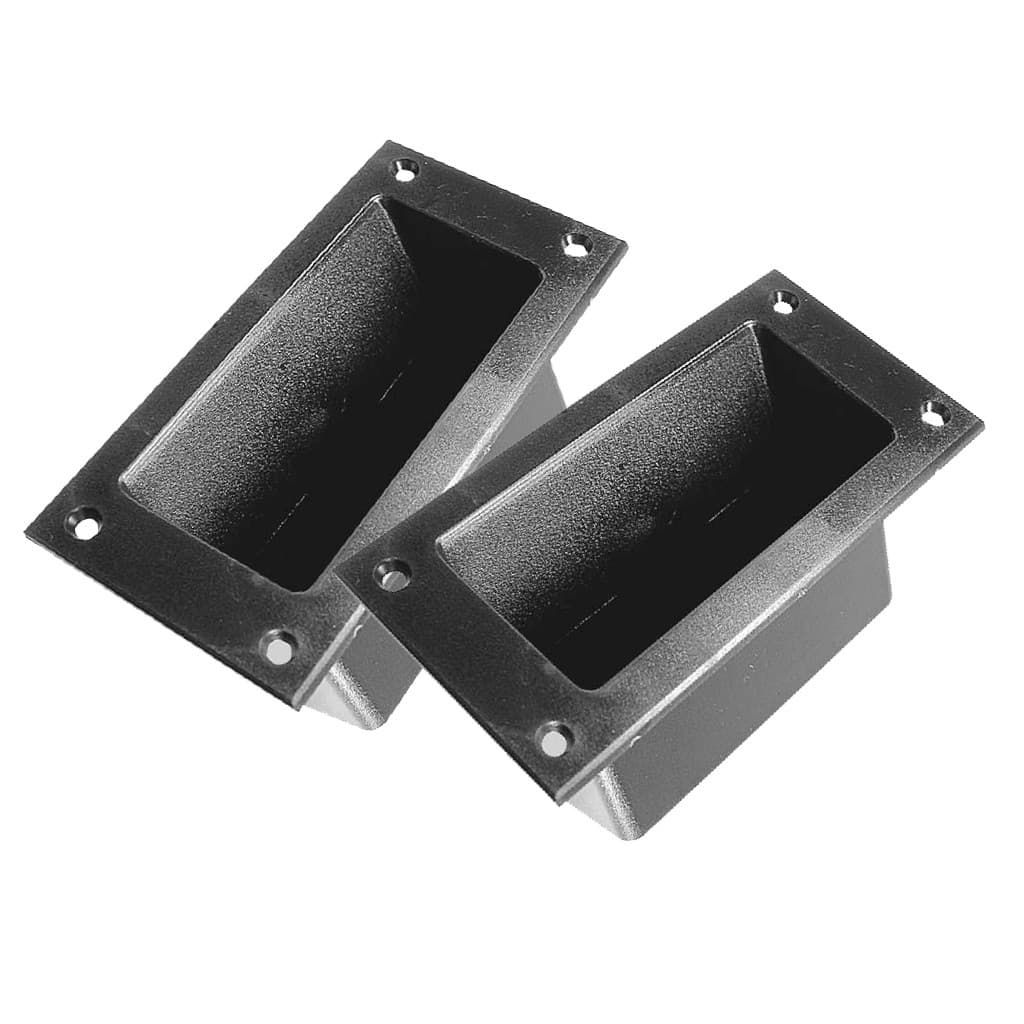 PAR DE ALÇAS PLÁSTICA TIPO COMPARTIMENTO P/ CAIXA DE SOM