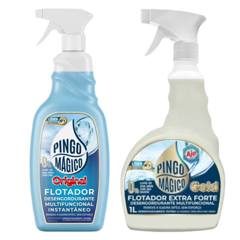 Pingo Mágico Original 1 Litro - Flotador Para Limpeza / Pingo Mágico Gold