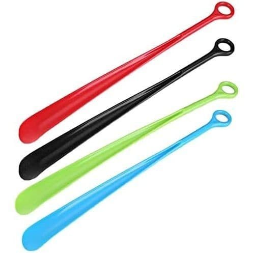 Calçadeira Plástica Longa Coloridas Auxilia a Calçar Fácil 44 cm