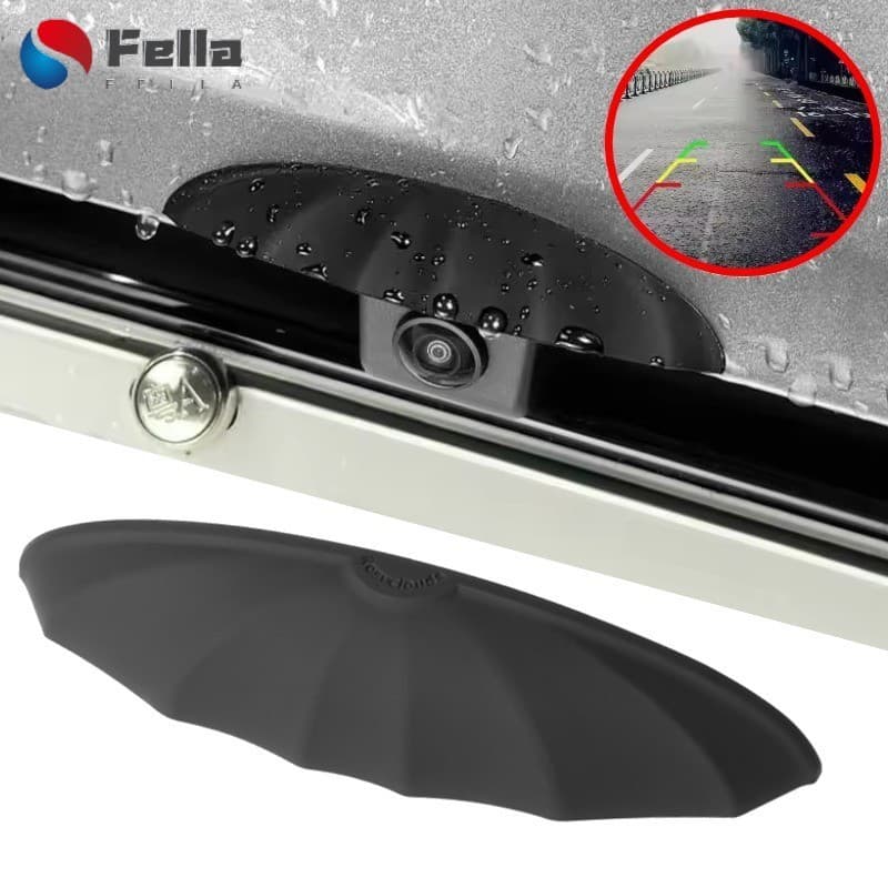 Protetor De Câmera De Porta-Malas De Carro Sem Perfuração | Capa Impermeável De Silicone Com Suporte Adesivo , Ajuste Un