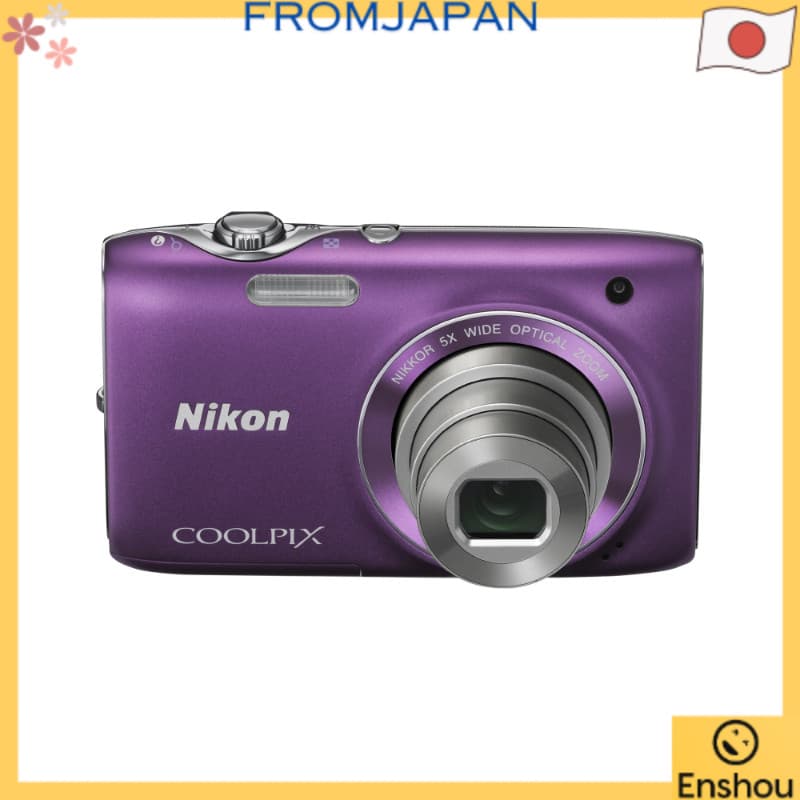 [USED]Do Japão [Usado] Câmera Digital Nikon COOLPIX S3100 Roxo Fino S3100PP