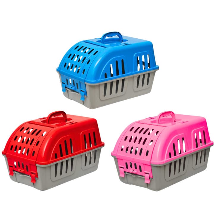 Caixa de Transporte Cachorro Porte Pequeno Gato e Coelho Pet Viagem e Passeio