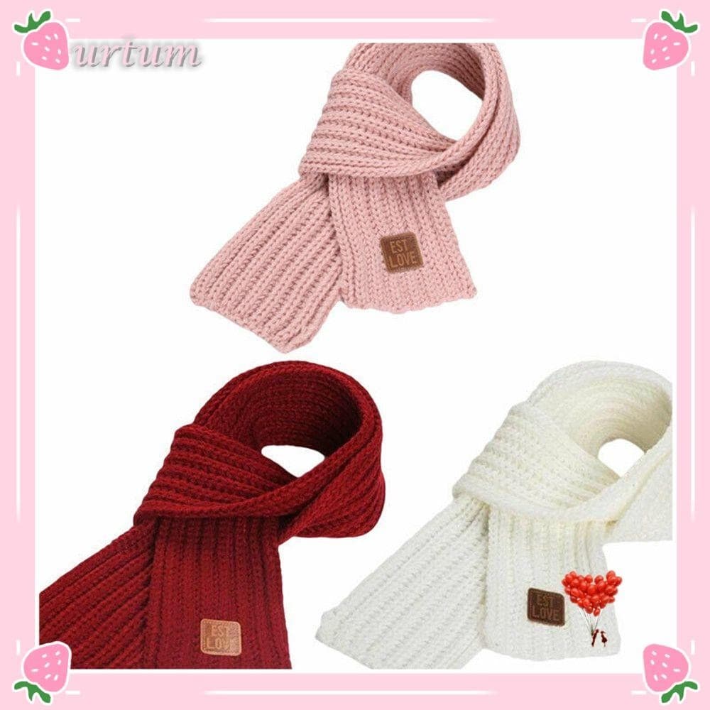 Cachecol URTUM Kids Scarf , Aquecedor De Pescoço Quente Ao Ar Livre , De Inverno Macio E Grosso Baby Boys Girls