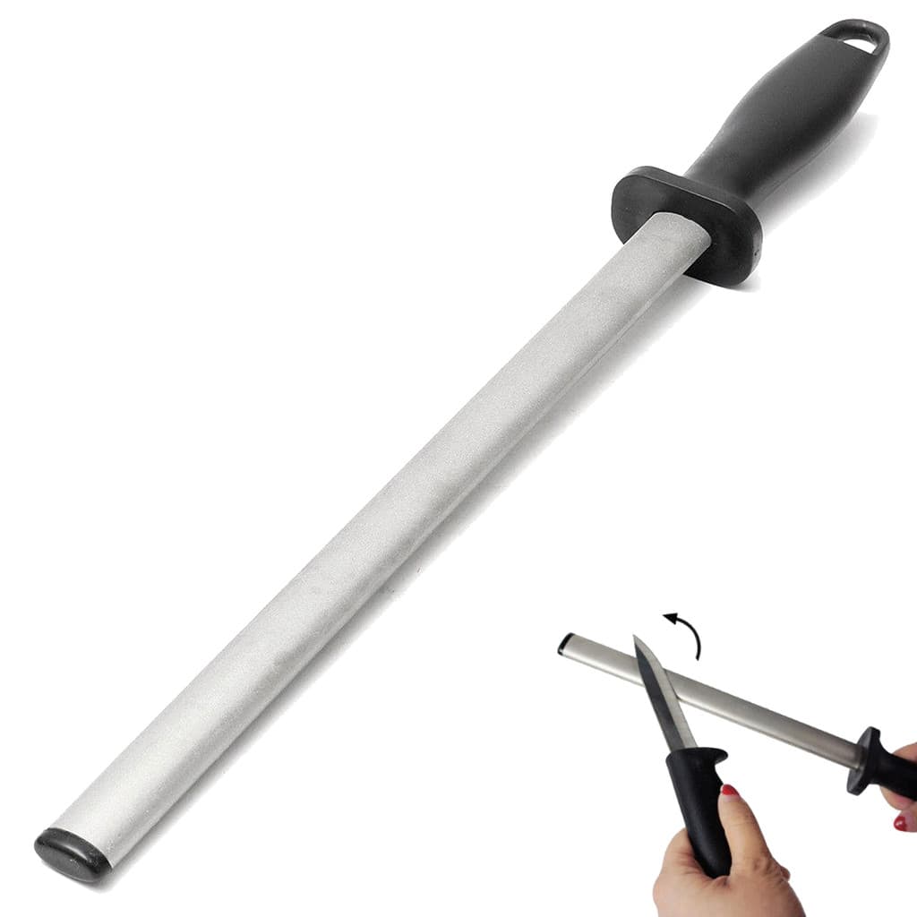 Chaira Diamantada Vonder Grão 600 em Aço Inox Oval 30cm Profissional