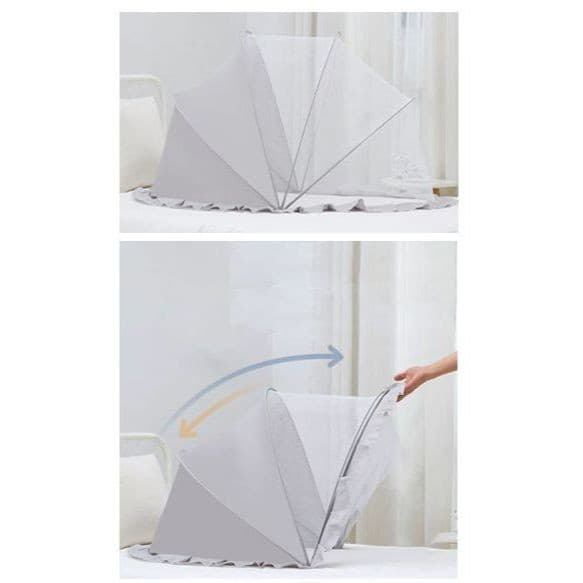 Mosquiteiro Infantil Dobrável Rede Mosquiteira  Portátil 100x45x40cm e 120x65x75cm DKL