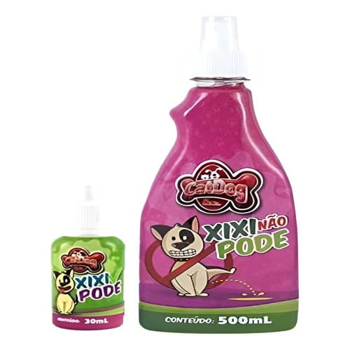 Kit Educador Sanitário Xixi Pode e Não Pode 500mL + 30mL - Treinamento Pet
