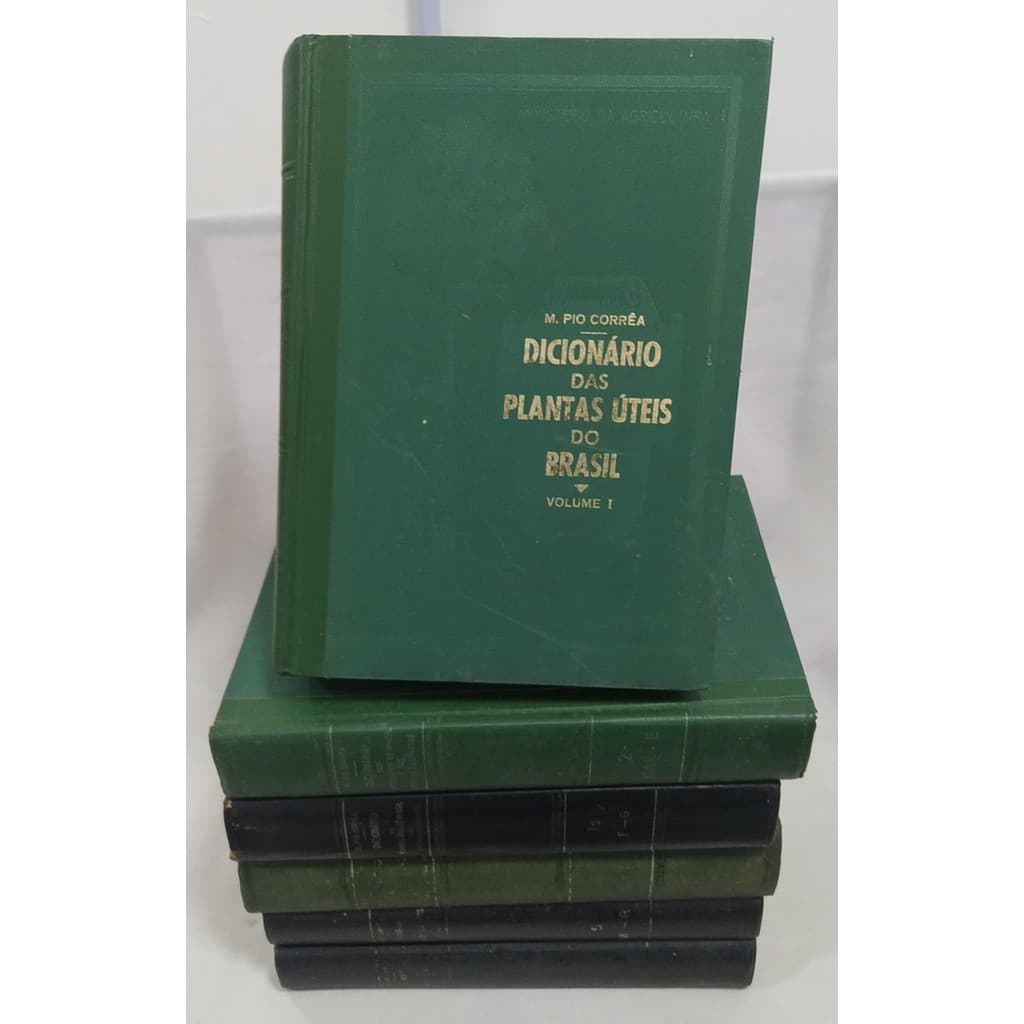 Coleção Dicionário Das Plantas Úteis Do Brasil - 6 Volumes de M. Pio Corrrêa