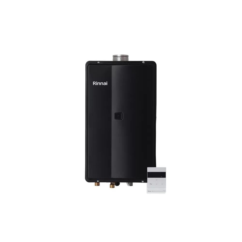Aquecedor De Água A Gás Rinnai 35 Litros E35 FEA GLP Preto Bivolt Digital Com Controle