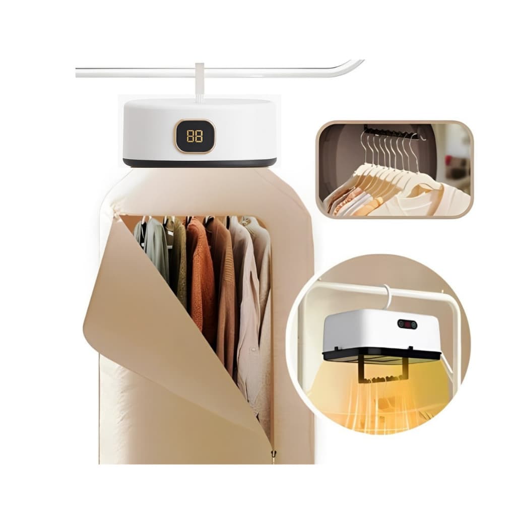 Portátil Secador de Roupas Elétrica Cortina Mini Secadora Com Led  e estilização 110V/220V