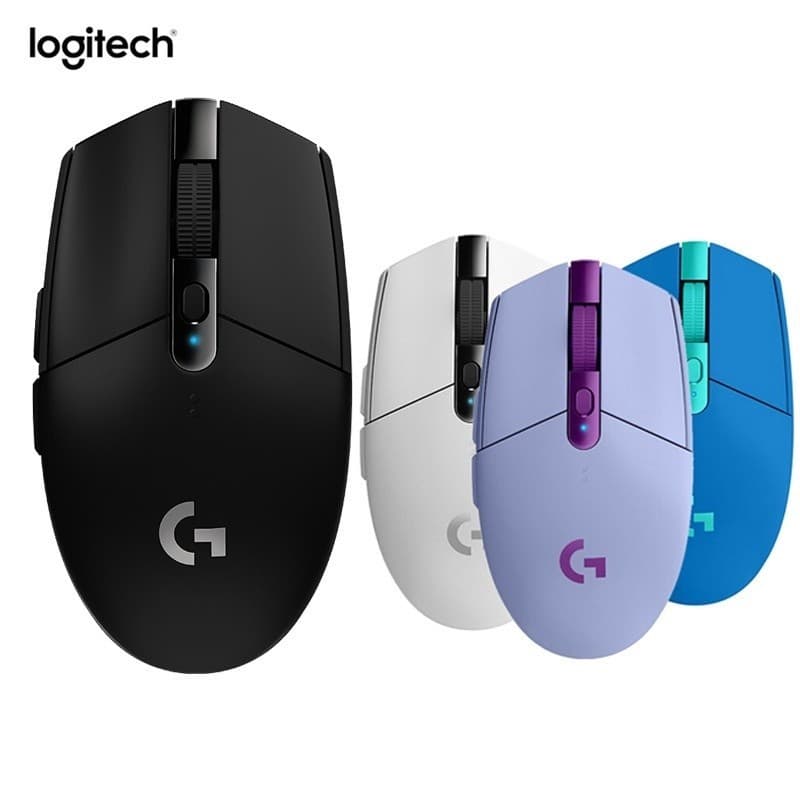 Rato Sem Fio Logitech G304 2000DPI Latência Jam Design Ergonômico Mouse Silencioso
