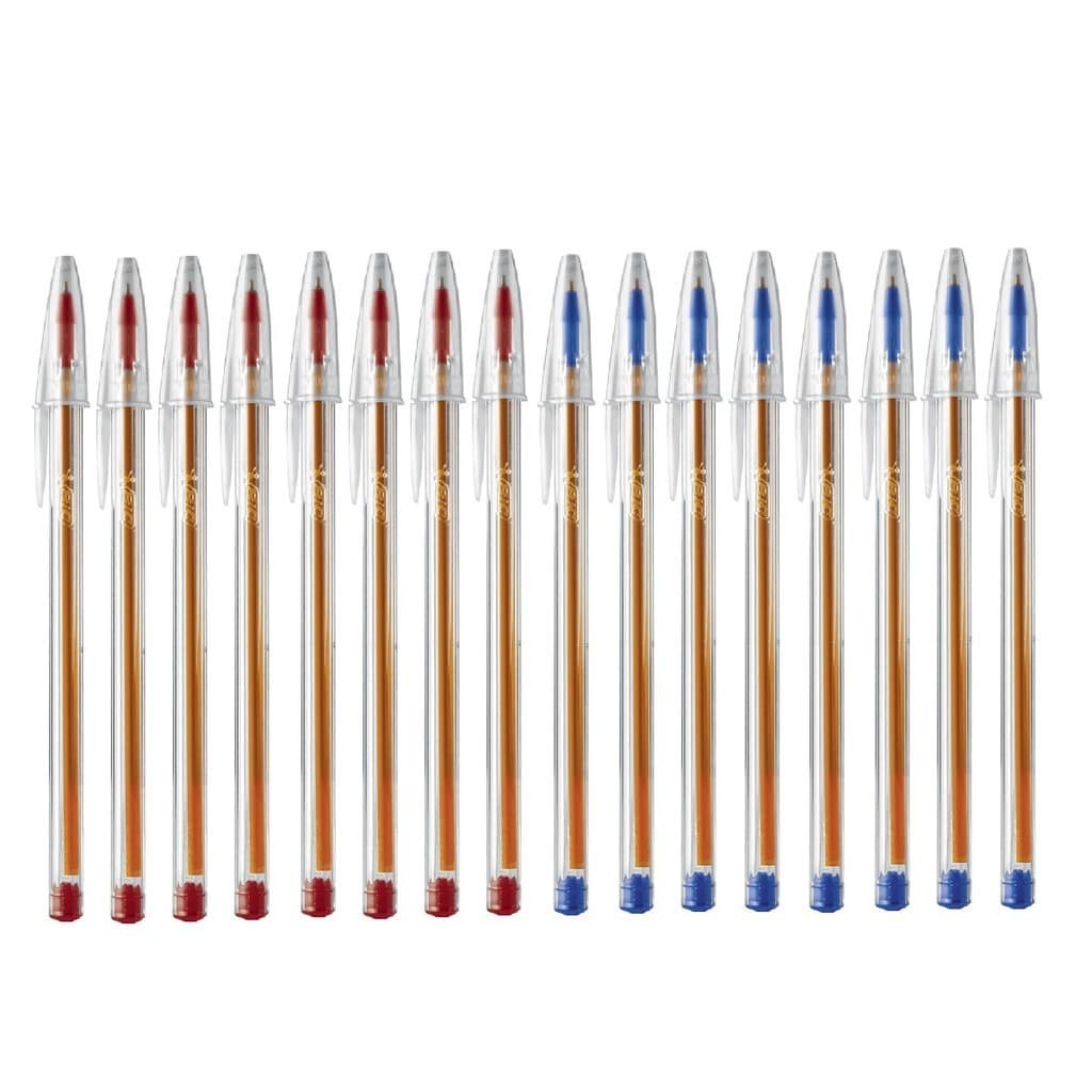 Kit 20, 16, 10, 6, 3 Bic Cristal Ponta Fina 0,8mm