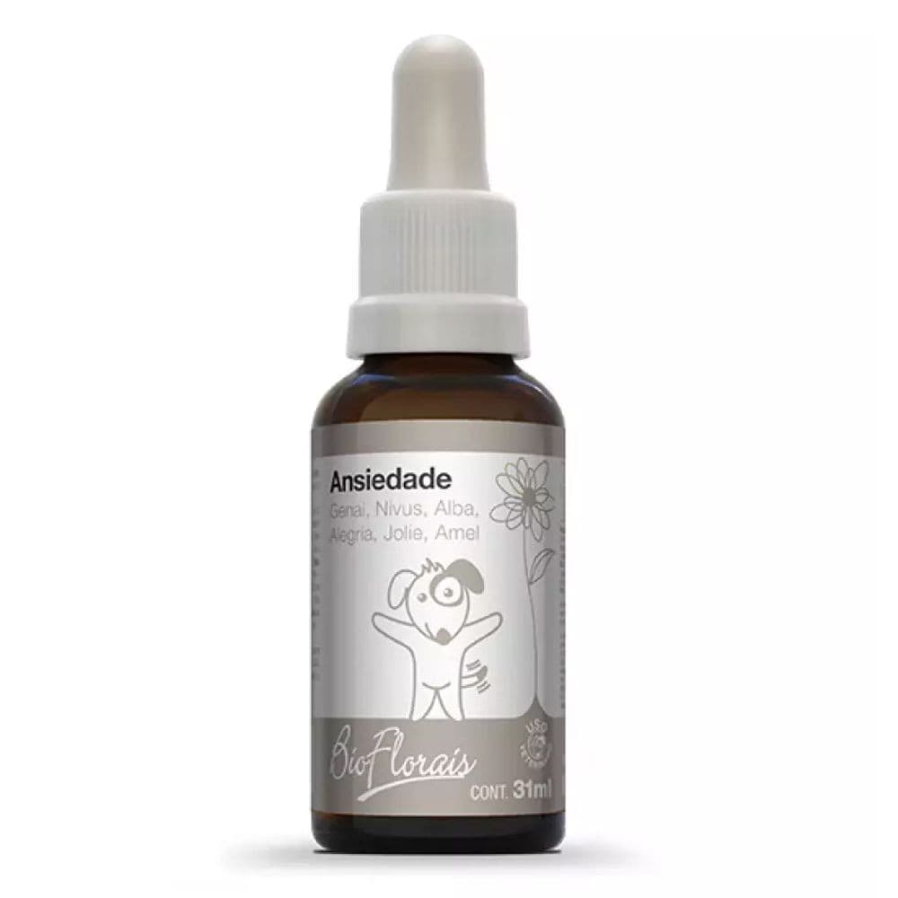 Floral pet para cachorro e gato Ansiedade Bio Florais. Floral Veterinário tratamento Natural para animais ansiosos