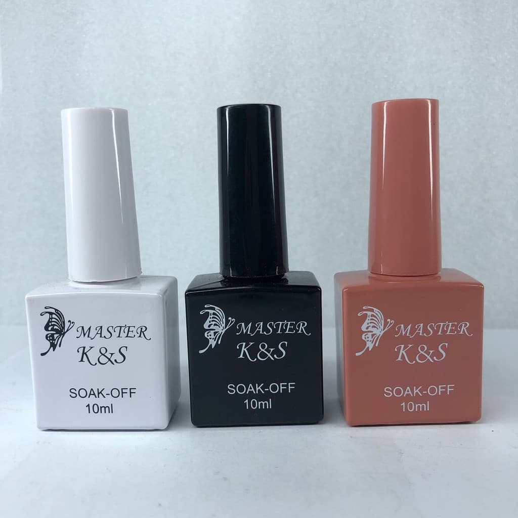 Kit 3 Esmaltes em Gel K&S 10ML