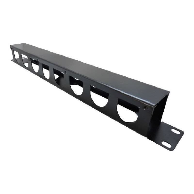 Rack Cwb Guia De Cabo Fechado 1 U - 19" P050 Preto