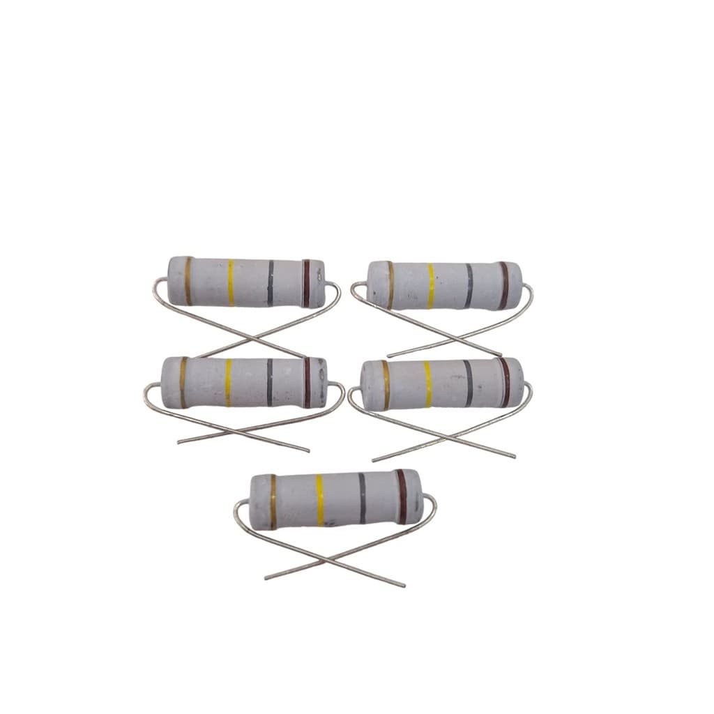 05 Resistor de Potência 180K 5W 5% Filme de Carbono