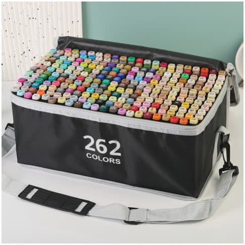 168/204/262 cores Caneta Marcadora De Ponta Dupla Conjunto De Canetas De Aquarela Especial