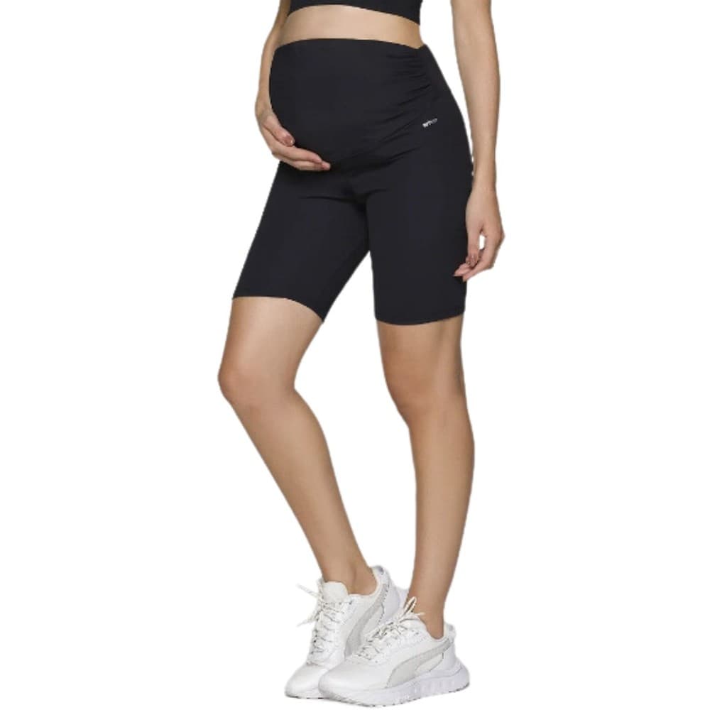 Bermuda Gestante com Cintura Anatômica e Laterais Largas Selene