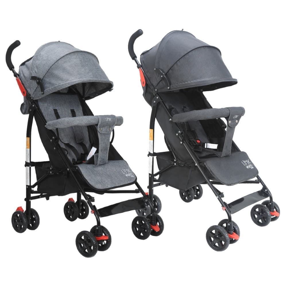 Carrinho Bebe Guarda Chuva Passeio 0 a 15kg Leve Compacto Reclinavel Viagem LINK Maxi Baby