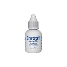 Enrotril Solúvel 20% - Antibiótico Para Pássaros E Aves 10ml