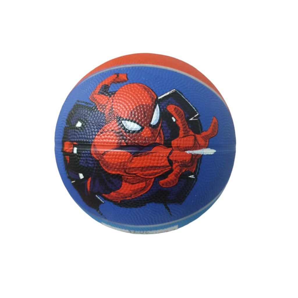 Bola Basquete Marvel o Espetacular Homem Aranha Azul e Vermelho Tam 3