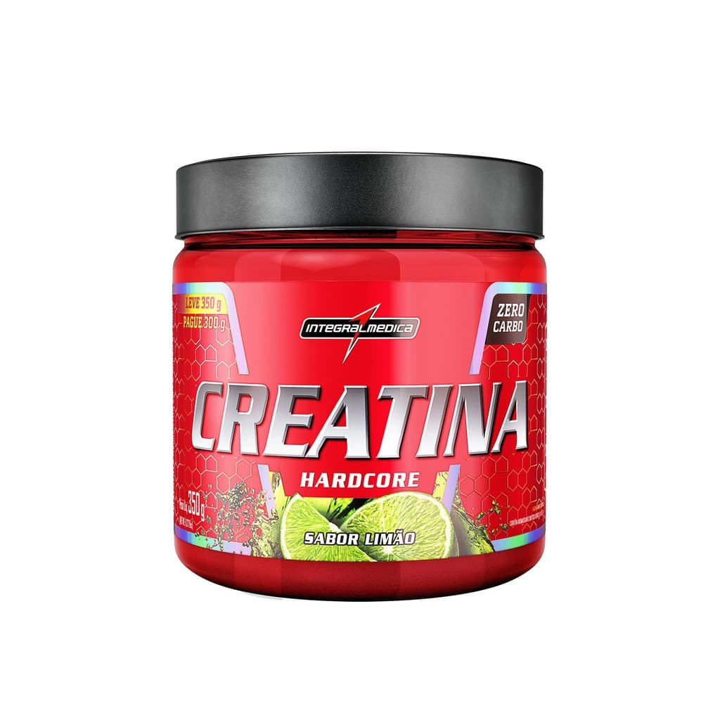 Creatina Hardcore Integralmédica 350g Sabores