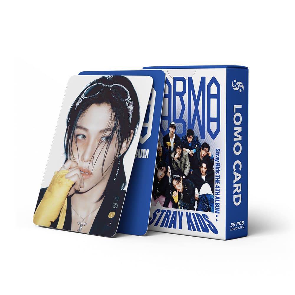 55pcs/box Straykids Photocards 2025 KARMA 4o Cartão KPOP LOMO