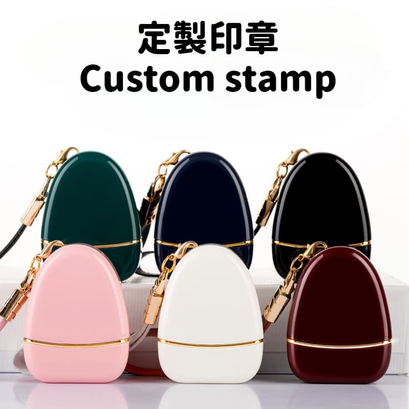 Selo De Nome Personalizado mini Assinatura Portátil Personalização Personalizada