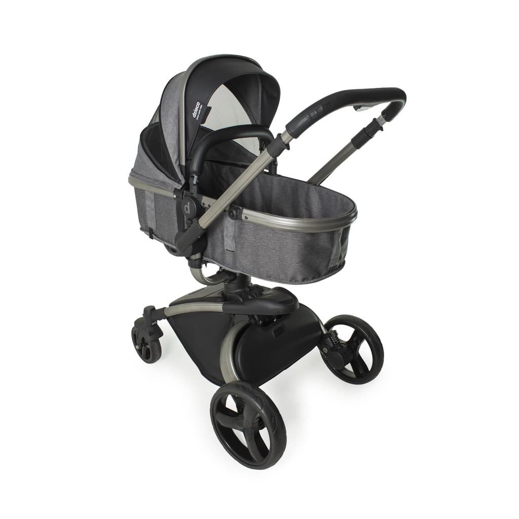 Carrinho Vulkan Silver - Galzerano Reversível Com Giro 360°