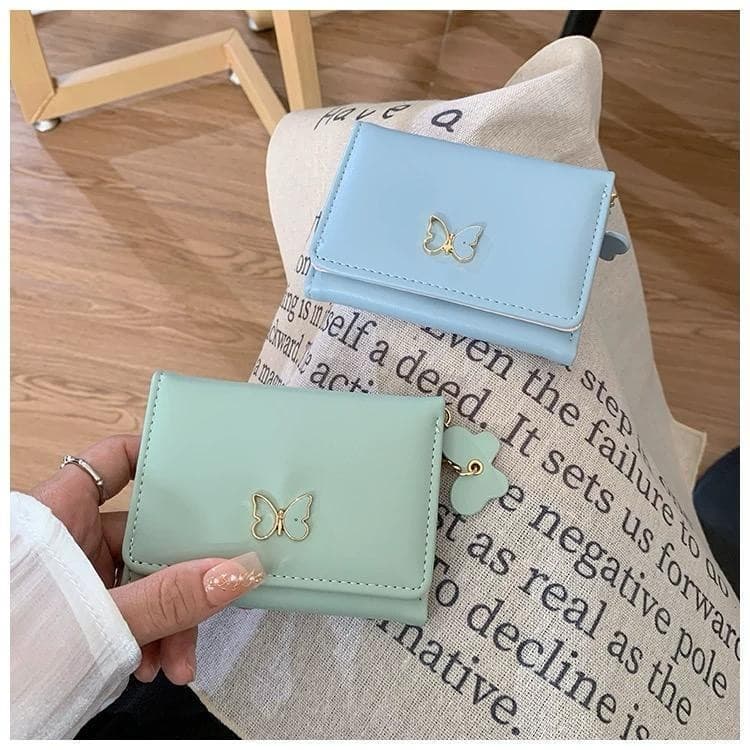 Carteira Feminina Multi-Cartão Porta Cartão com 3 Dobras Executivo Casual Unissex D479 DONG