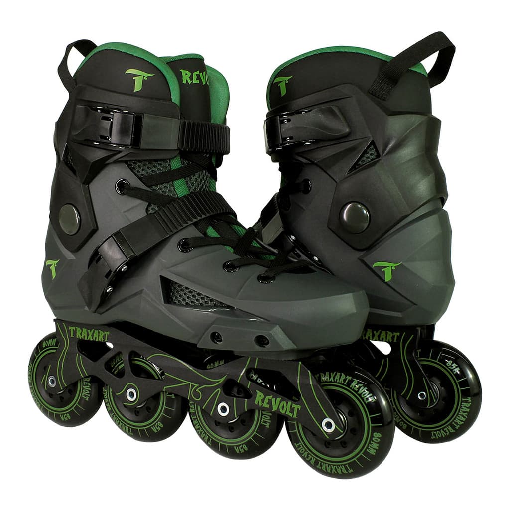 Patins Traxart Revolt Verde - 80mm/85A - ABEC-9