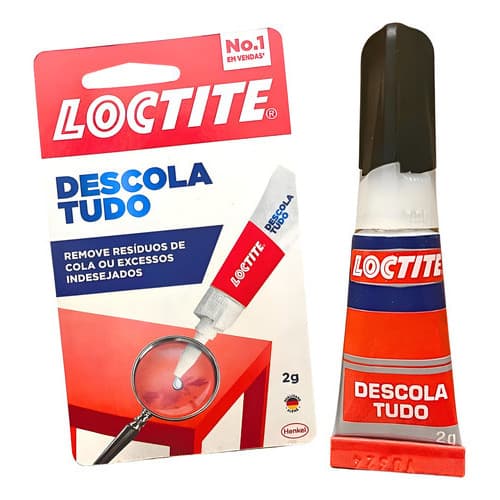 Descola Tudo Removedor De Cola Grude Gel Super Bonder Loctite 2g