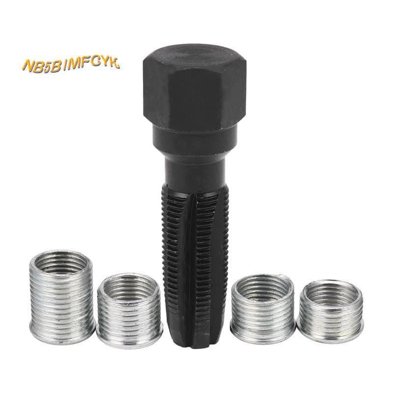 Kit De Reparo De Rosca De Vela De Ignição De 14 Mm Ferramentas De Recauchutagem Torneira Reamer M14x1.25