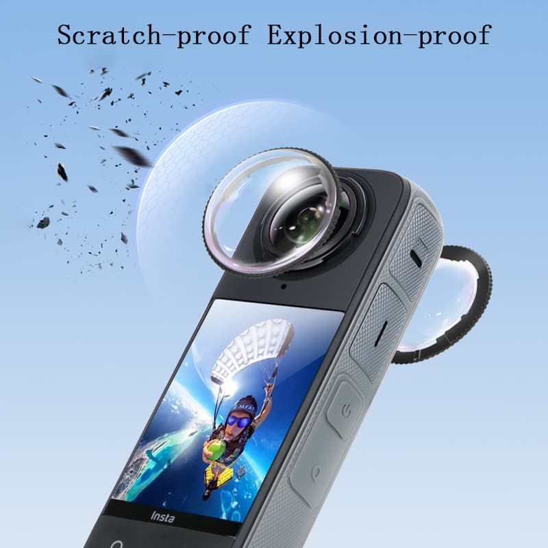 Protetores De Lente Para Insta 360 X4 PC Proteção Protetor À Prova D'água Insta360 X4 Acessórios De Câmera