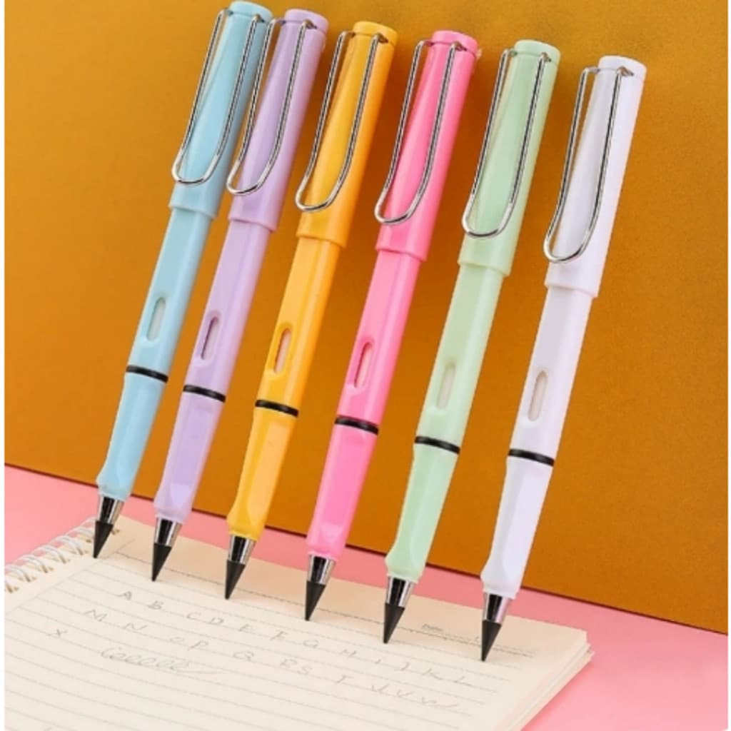 KIT 12 Lápis Eternos, Canetas De Escrita Ilimitada, Lápis Eterno, Lápis Sem Tinta, Caneta Eterna Reutilizável uu