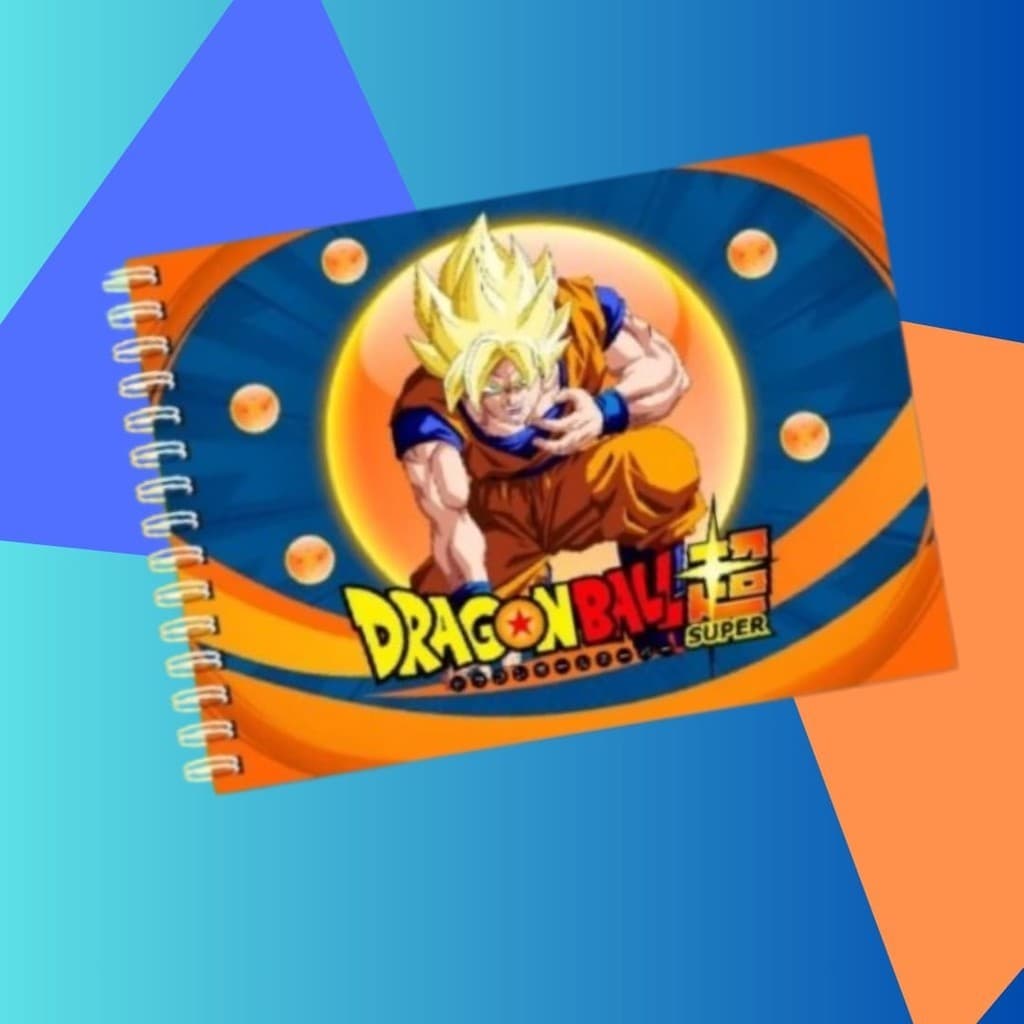 LIVRO DE COLORIR- DRAGON BALL- CAPA DURA - HOLOGRÁFICA ENVIO EM 24H